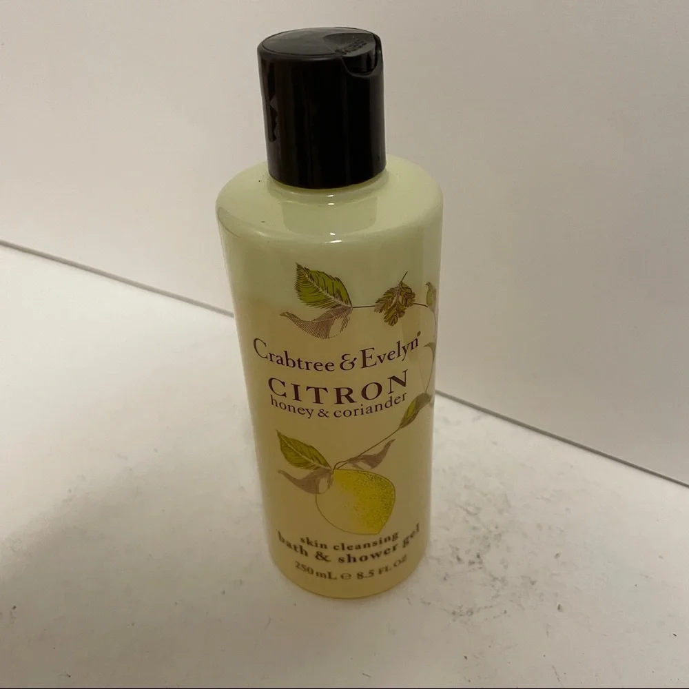Crabtree Evelyn Citron Honey & Coriander Skin Cleansing Bath Shower Gel